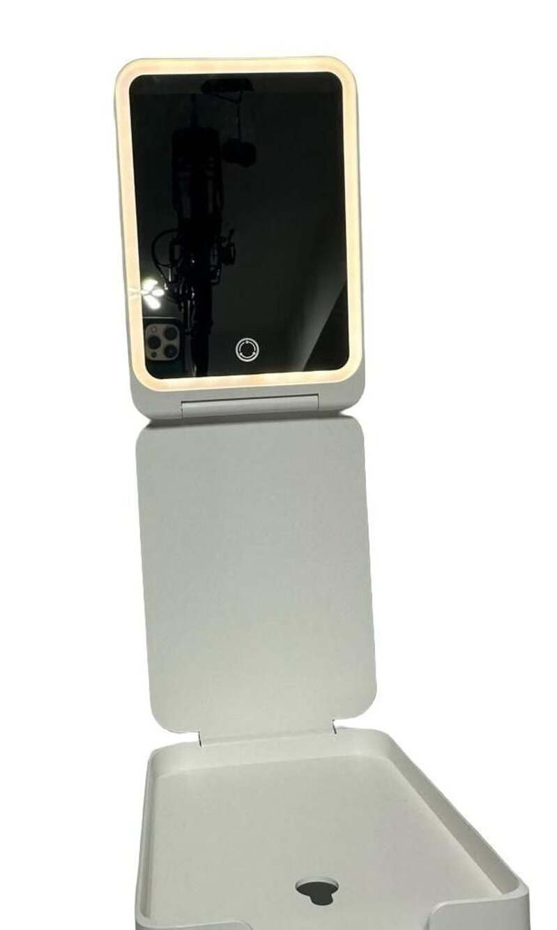 Fancii Aura Lighted Vanity Makeup Mirror with 3 Light Settings - White